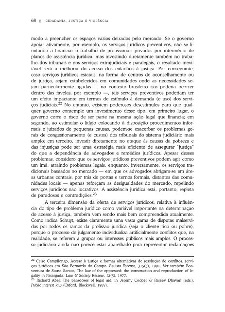 Lendo as ondas do âMovimento de Acesso Ã  JustiÃ§aâ: epistemologia ...