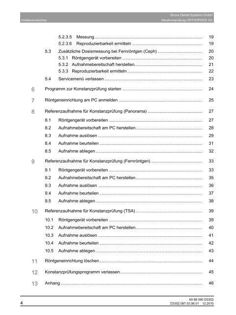 ORTHOPHOS XG - Sirona Support