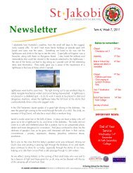 Newsletter - St Jakobi Lutheran School