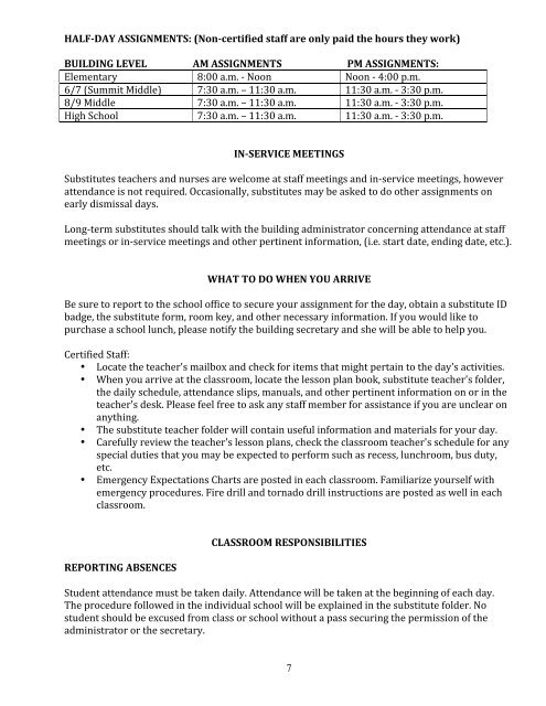 Substitute Handbook - Johnston Community School District