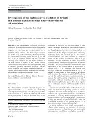 Investigation of the electrocatalytic oxidation of formate and ethanol ...