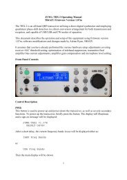 JUMA TRX-2 Operating Manual 5B4AIY Firmware ... - Nikkemedia.fi