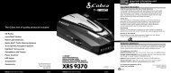 XRS9370 - Cobra Electronics