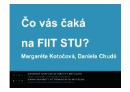 MargarÃ©ta KotoÄovÃ¡, Daniela ChudÃ¡ - FIIT STU