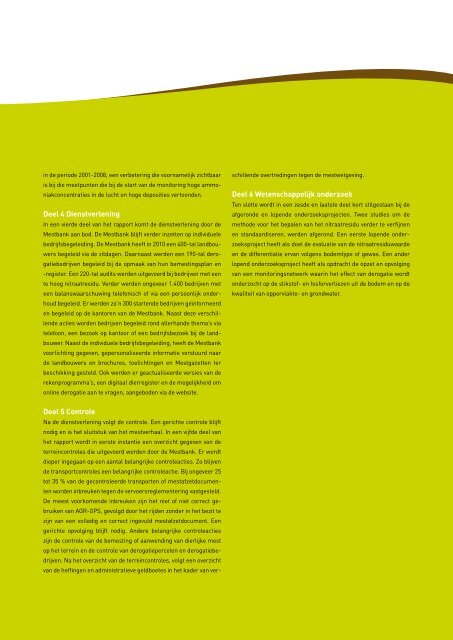 Voortgangsrapport 2010 - Vlaamse Landmaatschappij