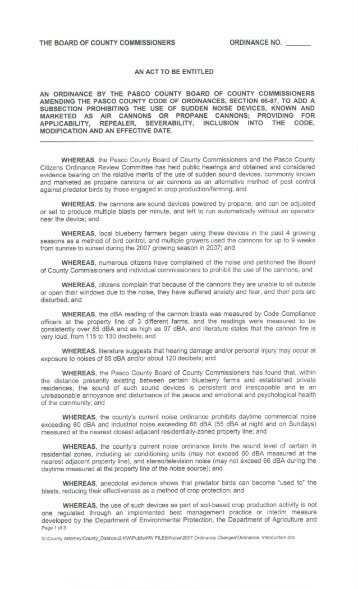 CAO08-0808 Proposed Ordinance - Pasco County Government