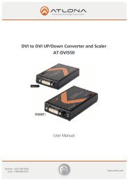 DVI to DVI UP/Down Converter and Scaler AT-DVI550 - Atlona