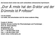 Placebo - Breite Liste Gesundheit, Fachschaft Medizin an der LMU ...