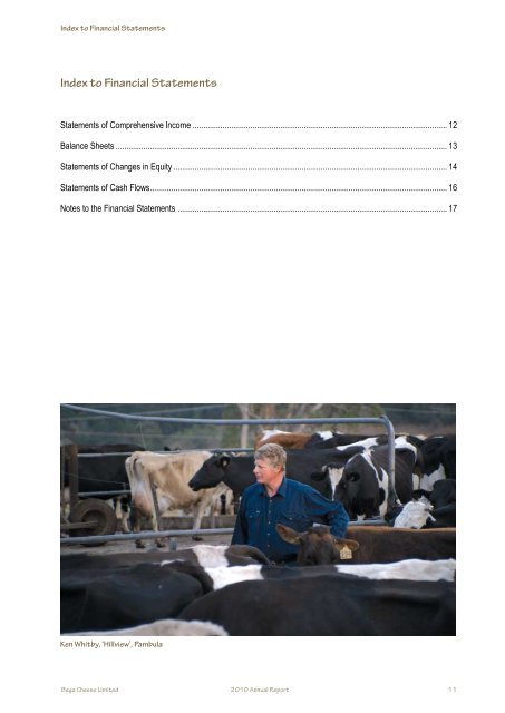 Annual Report - Bega Cheese