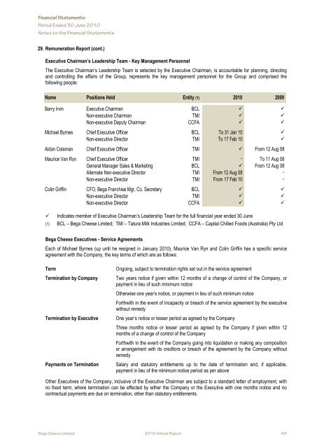 Annual Report - Bega Cheese