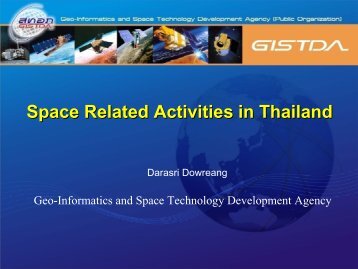 (GISTDA) THAILAND - APRSAF