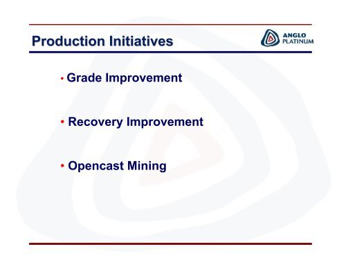 Amandelbult Section Visit - 26 May 2004 - Anglo American Platinum