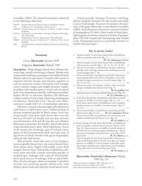 Review of the subgenus Semirodus Dlabola of the genus Mycterodus