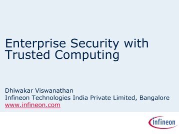 Enterprise security with Trusted Computing