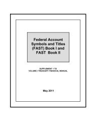 Federal Account Symbols and Titles (FAST) Book ... - Directrouter.com