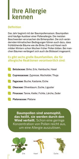 Broschüre: Allergisch gegen Bäume? - Stallergenes Österreich GmbH