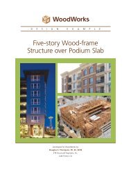 Five-story Wood-frame Structure over Podium Slab - WoodWorks