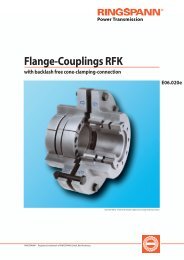 Flange-Couplings RFK with backlash free cone ... - RINGSPANN