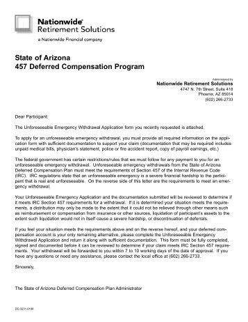 State Of Arizona 457 Deferred Compensation Program - Nationwide ...