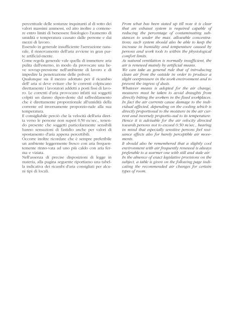 Ricambio dell'aria negli ambienti di lavoro - Ventilazione Industriale