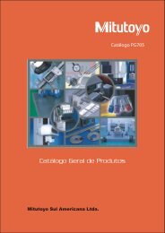 CatÃƒÂ¡logo em PDF - Mitutoyo