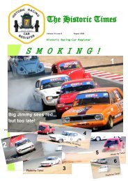 The Historic Times - Historic Racing South Africa