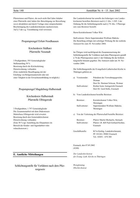 2002/Thueringen-06 S. 133 - Kirchenrecht Online-Nachschlagewerk