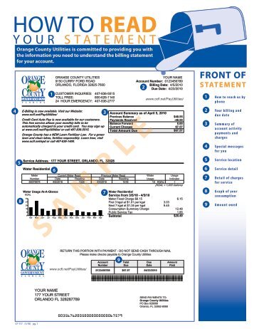 How to Read Your Statement - OrangeCountyFl.net