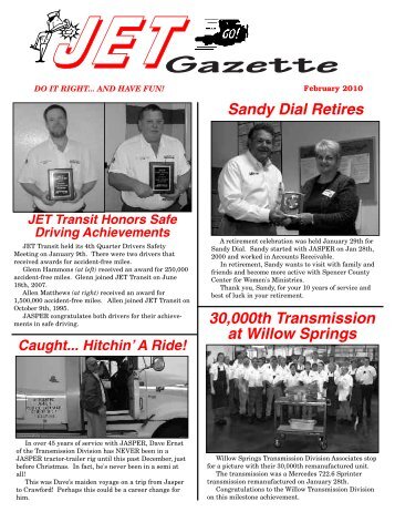 October Gazette copy - JASPER Engines & Transmissions