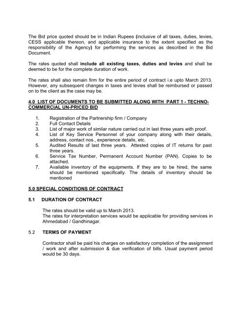 Expression of Interest For Interpretation and Translations ... - iNDEXTb