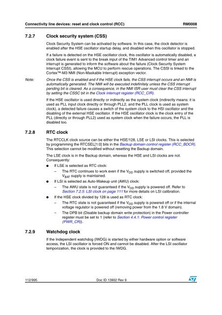 STM32F101xx, STM32F102xx, STM32F103xx, STM32F105xx and ...