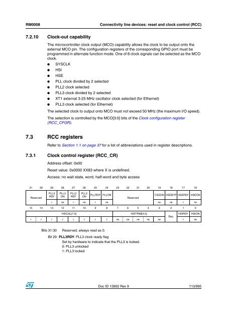 STM32F101xx, STM32F102xx, STM32F103xx, STM32F105xx and ...