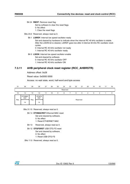 STM32F101xx, STM32F102xx, STM32F103xx, STM32F105xx and ...