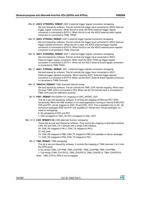 STM32F101xx, STM32F102xx, STM32F103xx, STM32F105xx and ...