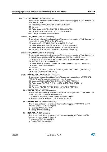 STM32F101xx, STM32F102xx, STM32F103xx, STM32F105xx and ...