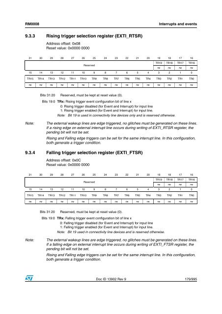 STM32F101xx, STM32F102xx, STM32F103xx, STM32F105xx and ...