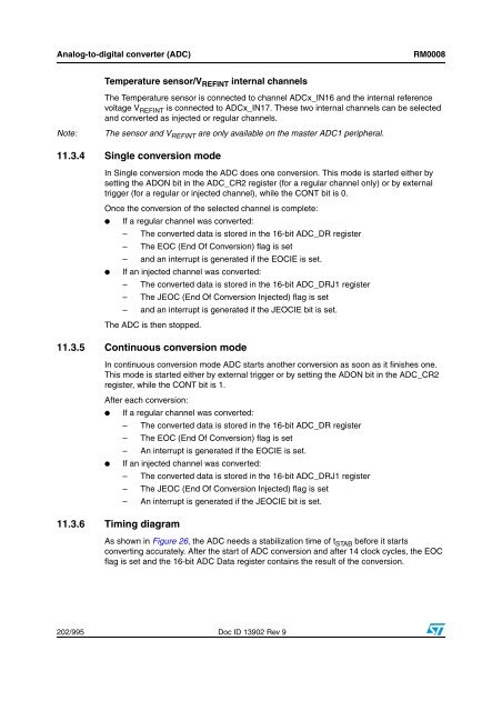 STM32F101xx, STM32F102xx, STM32F103xx, STM32F105xx and ...