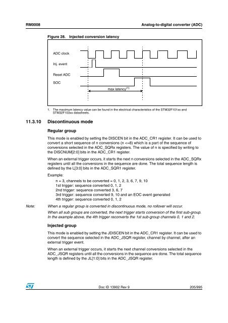 STM32F101xx, STM32F102xx, STM32F103xx, STM32F105xx and ...