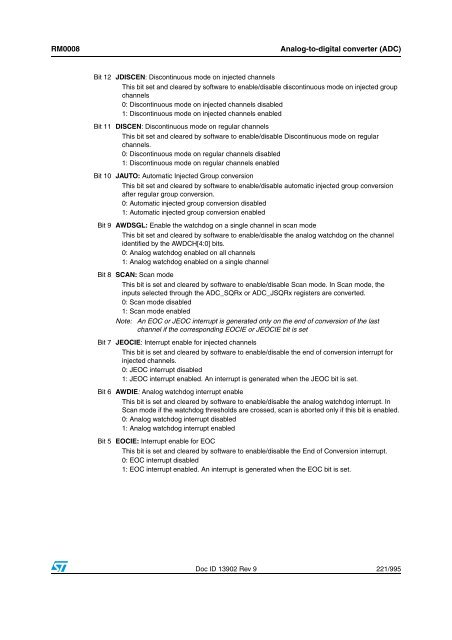 STM32F101xx, STM32F102xx, STM32F103xx, STM32F105xx and ...