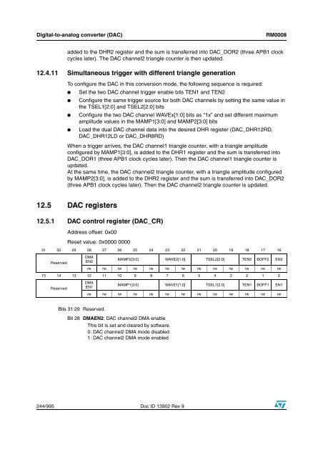 STM32F101xx, STM32F102xx, STM32F103xx, STM32F105xx and ...