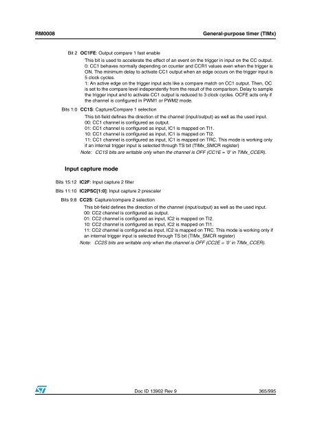 STM32F101xx, STM32F102xx, STM32F103xx, STM32F105xx and ...