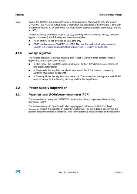 STM32F101xx, STM32F102xx, STM32F103xx, STM32F105xx and ...