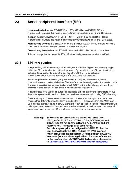 STM32F101xx, STM32F102xx, STM32F103xx, STM32F105xx and ...