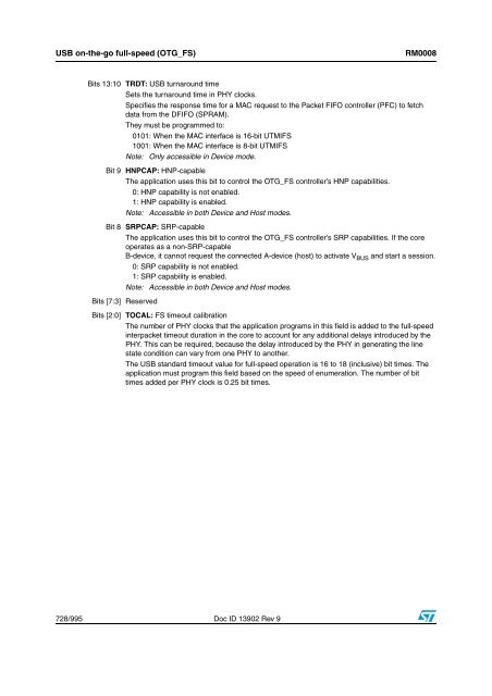 STM32F101xx, STM32F102xx, STM32F103xx, STM32F105xx and ...