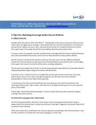5 Tips For Clinching Coverage Under Excess Policies
