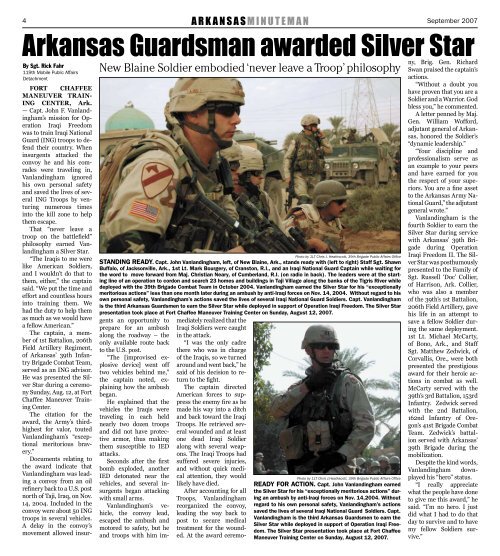 Soldier earns Silver Star Taking the guidon Shooting for a target ...