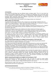 Gas-Measuring Technique for Biogas-Systems - ExTox Gasmess ...