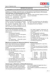 Merkblatt Heizungswasser 1 - Bundesinnung der SanitÃ¤r-, Heizungs ...