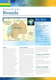 Rwanda - Commonwealth Local Government Forum