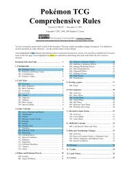 Pokmon TCG Comprehensive Rules - warpcore.org